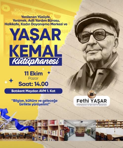 Yaşar Kemal Kütüphanesi Açılışı